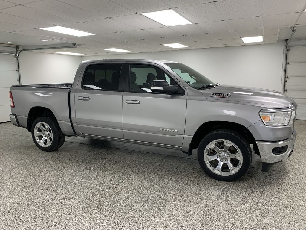 2022 RAM 1500 Big Horn in Billet Silver Metallic Clearcoat — front three-quarter view