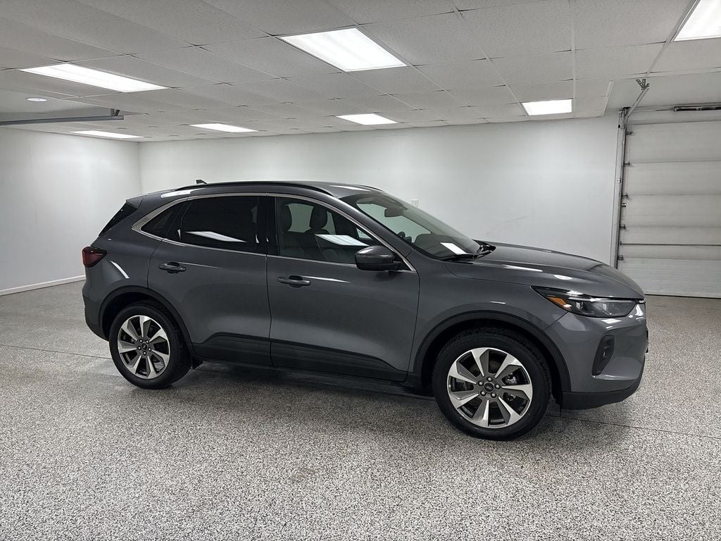 2025 Ford Escape Platinum in Carbonized Grey Metallic — front three-quarter view