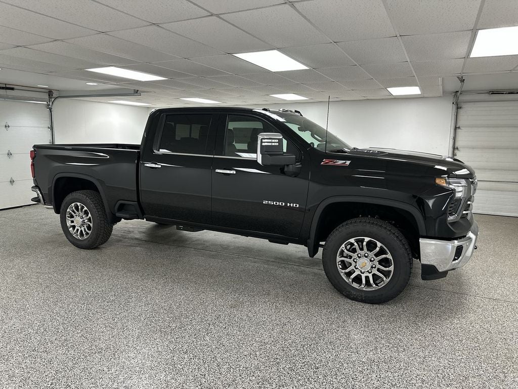 2026 Chevrolet Silverado 2500 HD LTZ in Black — front three-quarter view
