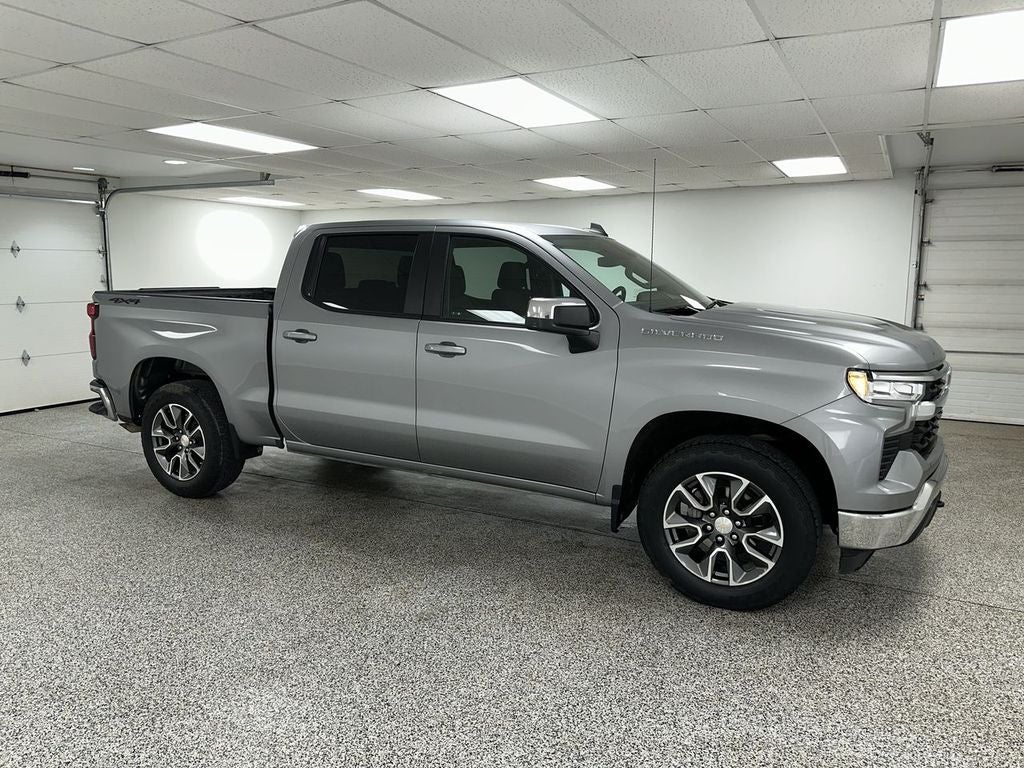 2024 Chevrolet Silverado 1500 LT (2FL) in Sterling Gray Metallic — front three-quarter view