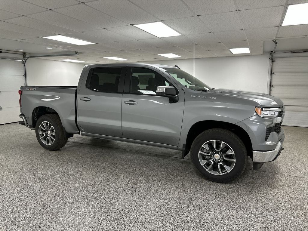 2026 Chevrolet Silverado 1500 LT (2FL) in Sterling Gray Metallic — front three-quarter view