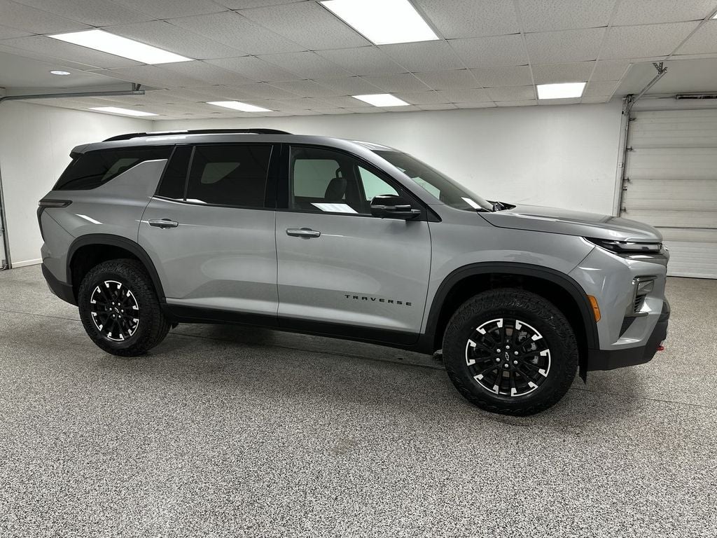 2026 Chevrolet Traverse Z71 in Sterling Gray Metallic — front three-quarter view