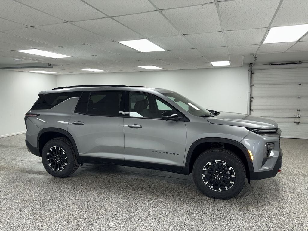 2026 Chevrolet Traverse Z71 in Sterling Gray Metallic — front three-quarter view