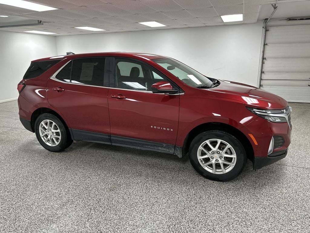 2023 Chevrolet Equinox LT in Radiant Red Tintcoat — front three-quarter view