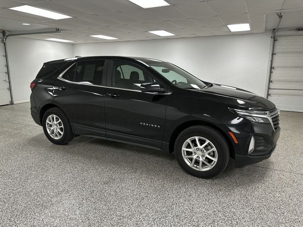 2024 Chevrolet Equinox LT in Mosaic Black Metallic — front three-quarter view