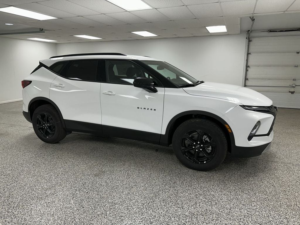 2026 Chevrolet Blazer 2LT in Summit White — front three-quarter view